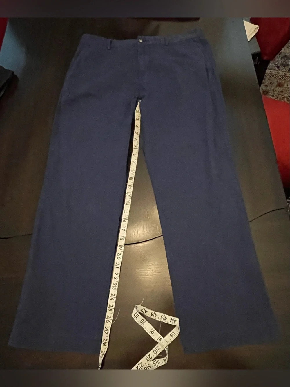 Faconnable Dark Navy Casual Trousers